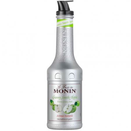 Sirop Frappe Topping - MONIN Piure Green Apple ( Mere Verzi ) 1L
