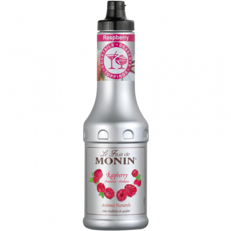 Sirop Frappe Topping - MONIN Piure Raspberry ( Zmeura) 500ml