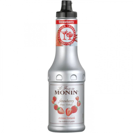 Sirop Frappe Topping - MONIN Piure Strawberry ( Capsuni) 500ml