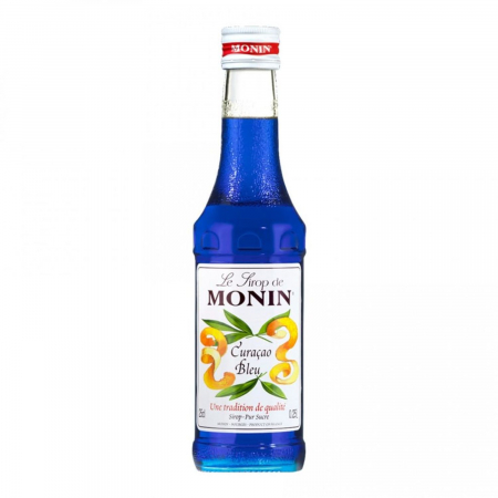Sirop Frappe Topping - MONIN Sirop Blue Curacao 250ml