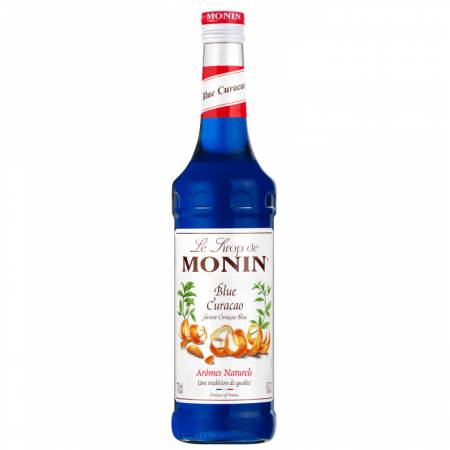 Sirop Frappe Topping - MONIN Sirop Blue Curacao ( Curacao Albastru ) 700ml