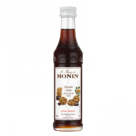 Sirop Frappe Topping - MONIN Sirop Chocolate Cookie (Biscuite cu Ciocolata) 50ml