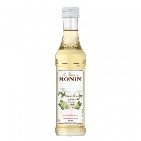 Sirop Frappe Topping - MONIN Sirop Elder Flower (Flori de Soc) 50ml