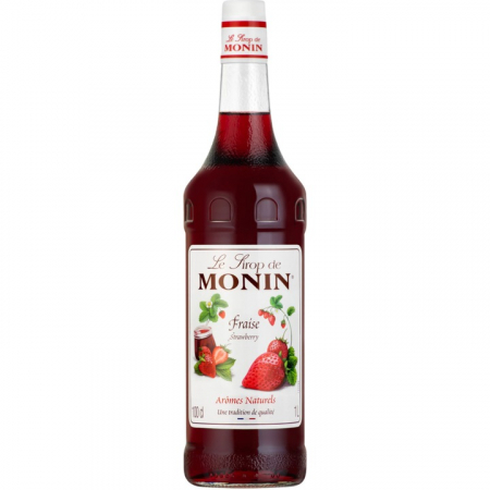 Sirop Frappe Topping - MONIN Sirop Strawberry ( Capsuni ) Pet 1L