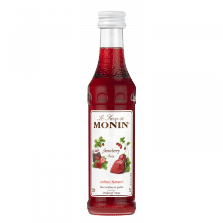 Sirop Frappe Topping - MONIN Strawberry (Capsuni) 50ml