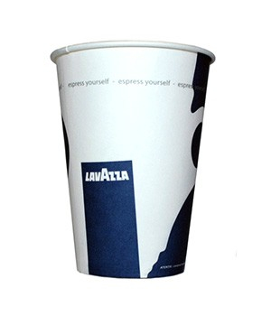 Pahare Palete Capace - Pahare carton Lavazza 12 oz (50 buc)