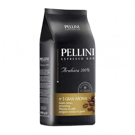 Cafea Boabe - Pellini Gran Aroma No 3, 100% Arabica, cafea boabe 1 kg