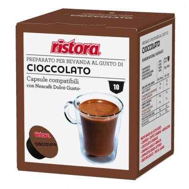 Capsule si monodoze - Ristora Capsule Dolce Gusto Ciocolata 10 capsule x 18 g