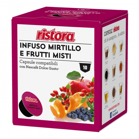 Capsule si monodoze - Ristora Dolce Gusto Fructe Padure 10 Capsule x 3 g