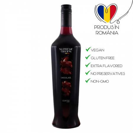 Sirop Frappe Topping - Sirop Supreme Drops Chocolate ( Ciocolata ) 1L