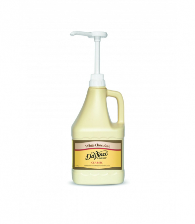 Lapte, topping si inalbitor cafea - Sos DaVinci ciocolata alba 2.5KG