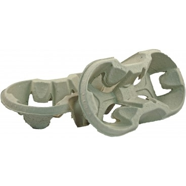 Pahare Palete Capace - Suport Pahare carton cofrag pentru 2 pahare 150 buc