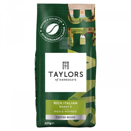 Cafea - Taylors Cafea Boabe Rich Italian, 100% Arabica, 200 gr.