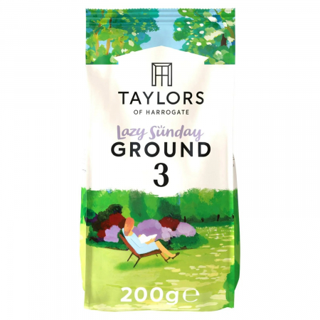 Cafea - Taylors Cafea Macinata Lazy Sunday, 100% Arabica, 200 gr.