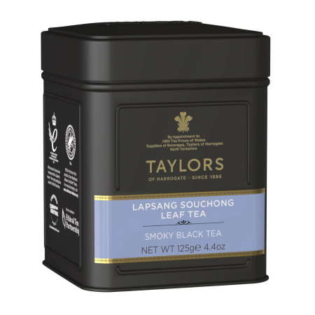 Ceai Vrac - Taylors Ceai Negru Afumat Lapsang Souchong, Cutie Metalica, Frunze, 125 gr.