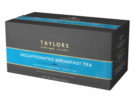 Ceai Plic - Taylors Ceai Negru Decafeinizat, 100 pliculete ambalate individual, 250 gr.