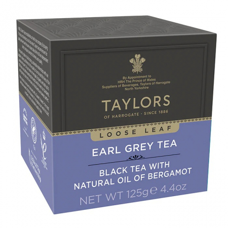Ceai - Taylors Ceai Negru Earl Grey, Cutie Carton, Frunze, 125 gr.