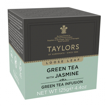 Ceai - Taylors Ceai Verde cu Iasomie, Cutie Carton, Frunze, 125 gr.