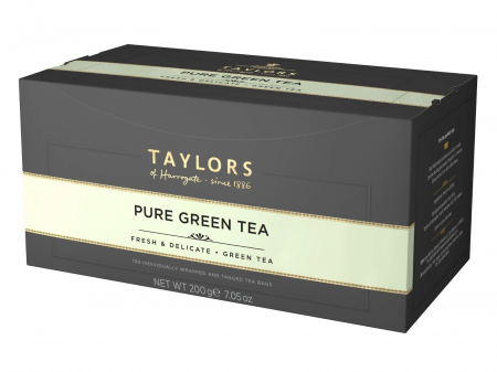 Ceai Plic - Taylors Ceai Verde Sencha, 100 pliculete ambalate individual, 150 gr.