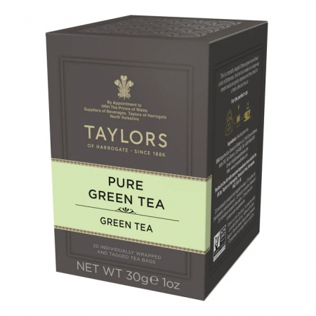 Ceai Plic - Taylors Ceai Verde Sencha, 20 pliculete ambalate individual, 30 gr.