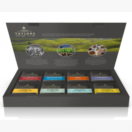 Ceai Plic - Taylors Pachet Ceai Negru 8 sortimente 6x8=48 plicuri, 108 gr.