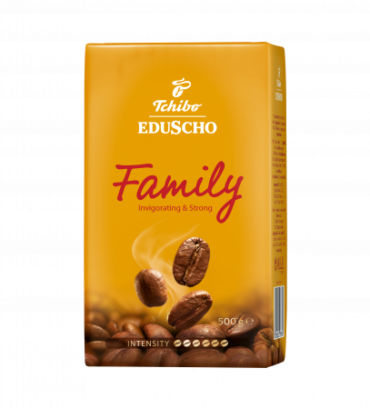 Cafea Macinata - Tchibo Eduscho Family 500g, cafea prajita si macinata vidata