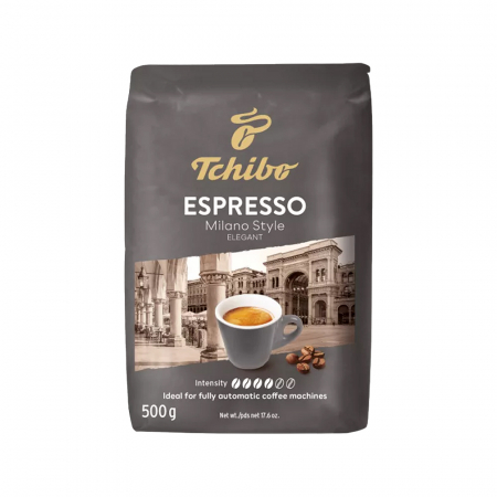 Cafea Boabe - Tchibo Espresso Milano Style 500g, cafea prajita boabe