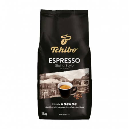 Cafea Boabe - Tchibo Espresso Sicilia Style 1kg, cafea prajita boabe