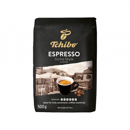 Cafea Boabe - Tchibo Espresso Sicilia Style 500g, cafea prajita boabe