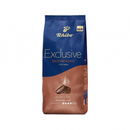 Cafea Macinata - Tchibo Exclusive Medium Roast 500g, cafea prajita si macinata