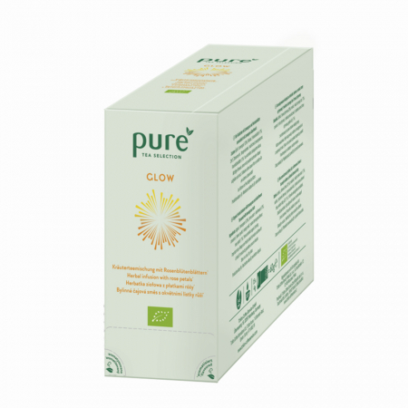Ceai Plic - Tchibo PURE CEAI GLOW LEMONGRASS BIO 15buc*4g/cutie 5x15x4g