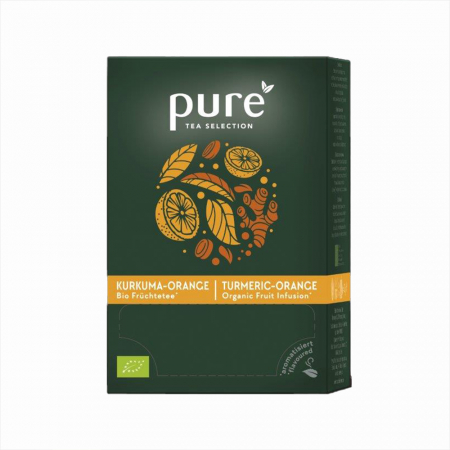 Ceai Plic - Tchibo PURE TEA ORANGE TURMERIC BIO 25buc/cutie 6x25x3,5g