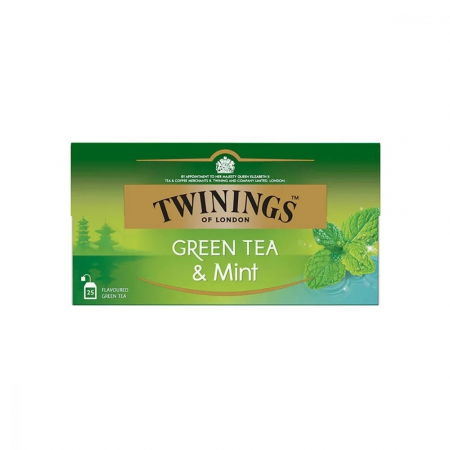 Ceai Plic - Twinings Ceai Verde Cu Aroma Menta 25X1.5G