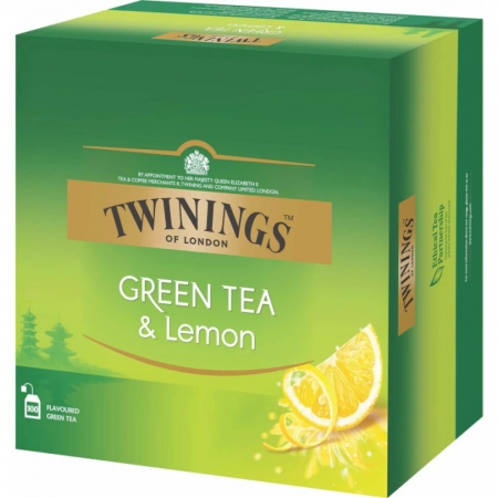 Ceai Plic - Twinings Ceai Verde Cu Lamaie 100X1,6G
