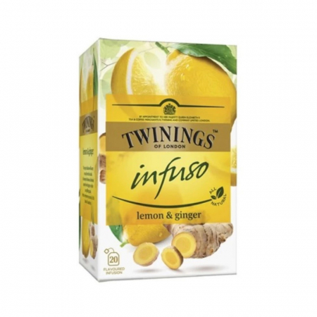 Ceai Plic - Twinings Infuzie Lamaie Si Ghimbir 20X1,5G