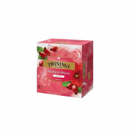 Ceai Plic - Twinings Infuzie Macese & Hibiscus 100X2,5G