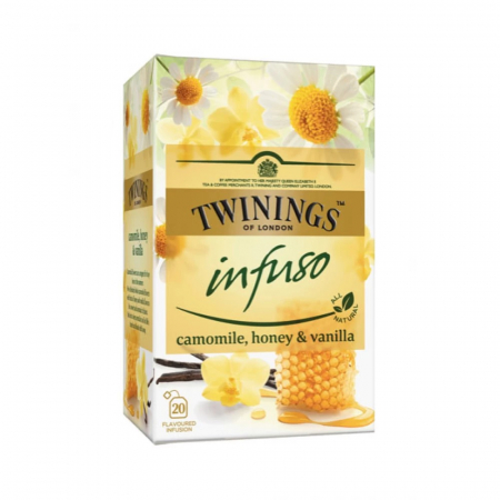 Ceai Plic - Twinings Infuzie Musetel, Miere & Vanilie 20X1,5G
