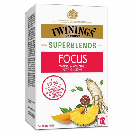 Ceai Plic - Twinings Superblends Focus 18X1,5G