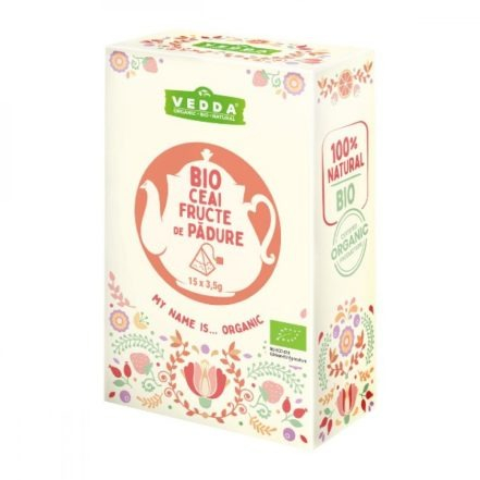 Ceai Plic - Vedda Ceai BIO Fructe de Padure Bio Piramida 15x3.5g