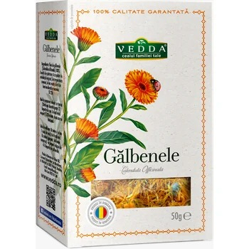 Ceai Vrac - Vedda Ceai Galbenele 50g vrac (Calendula officinalis)