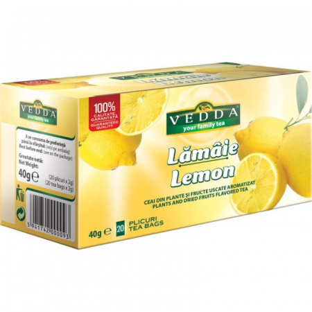 Ceai Plic - Vedda Ceai Lamaie - 20 plicuri /2 gr