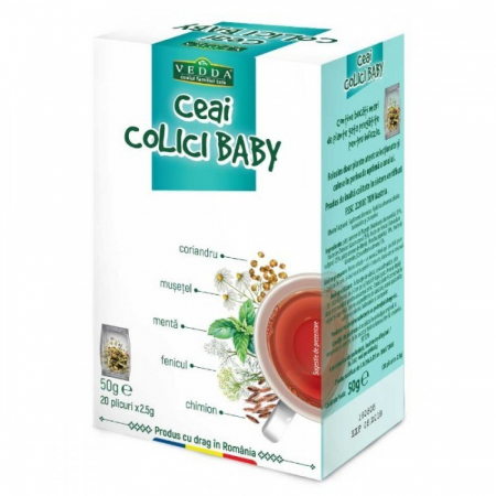 Ceai Plic - Vedda Ceai pentru afectiuni Colici Baby 20plic
