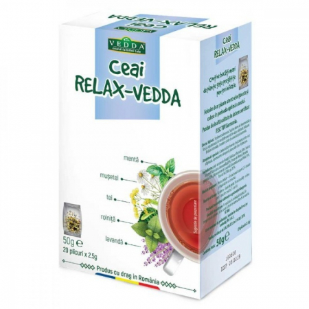 Ceai Plic - Vedda Ceai pentru afectiuni Relax 20plic