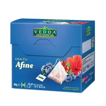 Ceai Plic - Vedda Ceai Piramida Afine 20*2g