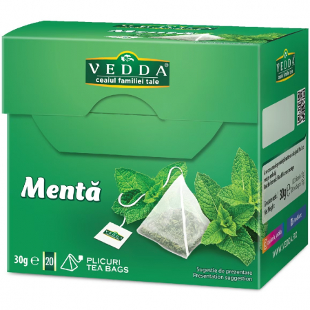 Ceai Plic - Vedda Ceai Piramida Menta 20*1.5g