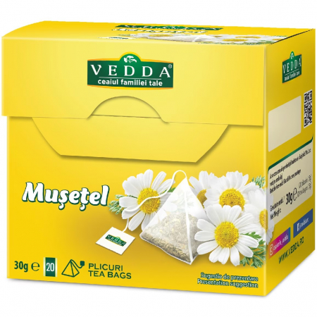 Ceai Plic - Vedda Ceai Piramida Musetel 20*1.5g