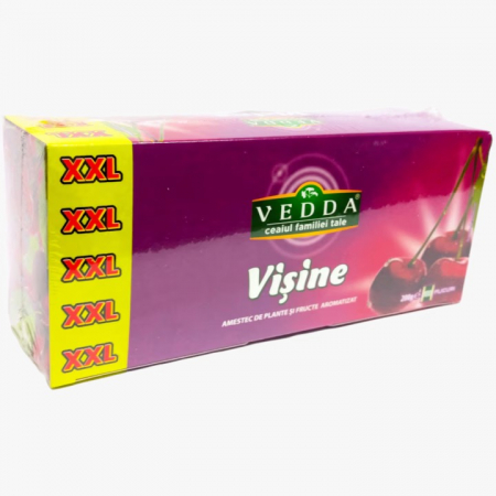 Ceai Plic - Vedda Ceai Visine 100 plicuri / 2gr - Pachet Economic