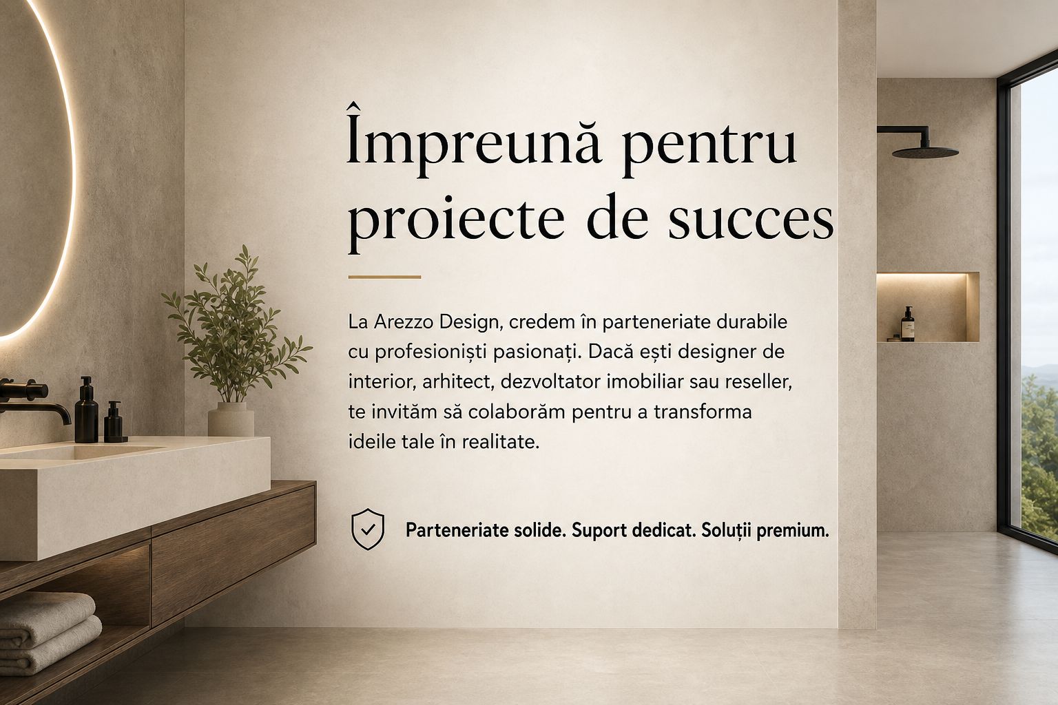 Împreună pentru proiecte de succes – AREZZO Design