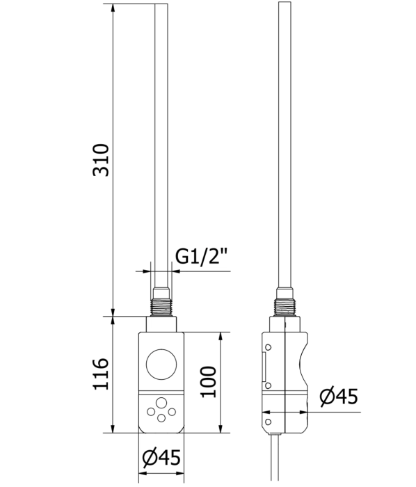 Rezistență electrică 600 W [2]