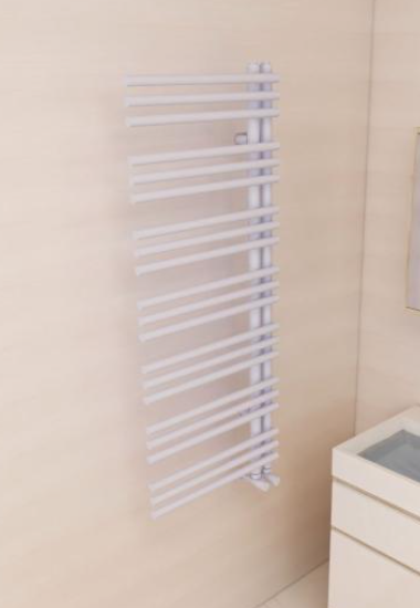 Calorifer portprosop LINEAR WHITE 1250x500mm - alb lucios [2]